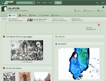 Tablet Screenshot of lily-of-life.deviantart.com