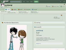 Tablet Screenshot of pookipengi.deviantart.com
