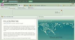 Desktop Screenshot of immortalecstasydream.deviantart.com