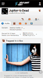 Mobile Screenshot of jupiter-is-dead.deviantart.com