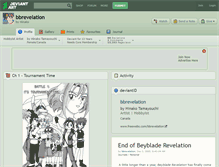 Tablet Screenshot of bbrevelation.deviantart.com