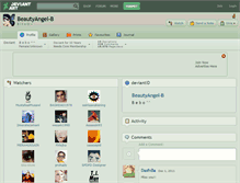 Tablet Screenshot of beautyangel-b.deviantart.com