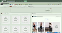 Desktop Screenshot of macromega.deviantart.com