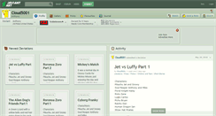 Desktop Screenshot of cloud5001.deviantart.com