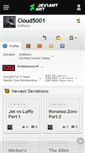 Mobile Screenshot of cloud5001.deviantart.com