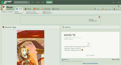 Desktop Screenshot of dicyon.deviantart.com