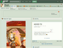 Tablet Screenshot of dicyon.deviantart.com