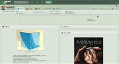 Desktop Screenshot of nekogriz.deviantart.com