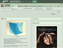 Tablet Screenshot of nekogriz.deviantart.com