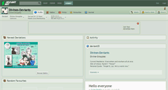 Desktop Screenshot of divines-deviants.deviantart.com