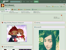 Tablet Screenshot of berri-blossom.deviantart.com