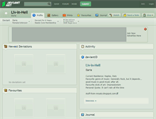 Tablet Screenshot of liv-in-hell.deviantart.com