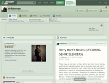 Tablet Screenshot of mrbateman.deviantart.com