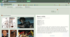 Desktop Screenshot of masked-ramen.deviantart.com