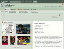 Tablet Screenshot of masked-ramen.deviantart.com