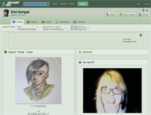 Tablet Screenshot of emi-sempai.deviantart.com