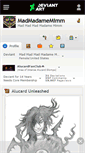 Mobile Screenshot of madmadamemimm.deviantart.com