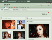 Tablet Screenshot of grisecerise.deviantart.com