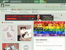 Tablet Screenshot of alikurai.deviantart.com