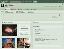 Tablet Screenshot of faded-illusions.deviantart.com