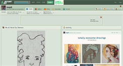 Desktop Screenshot of mopit.deviantart.com