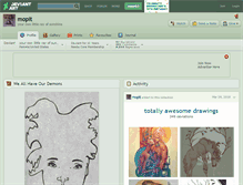 Tablet Screenshot of mopit.deviantart.com