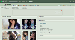 Desktop Screenshot of luccerawr.deviantart.com
