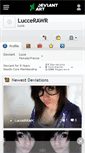 Mobile Screenshot of luccerawr.deviantart.com
