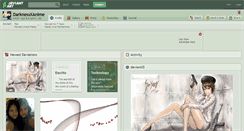 Desktop Screenshot of darknessxanime.deviantart.com