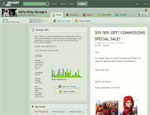 Tablet Screenshot of girls-only-group.deviantart.com