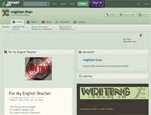 Tablet Screenshot of mightier-than.deviantart.com