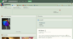 Desktop Screenshot of freakenout.deviantart.com
