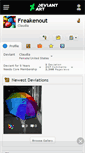 Mobile Screenshot of freakenout.deviantart.com