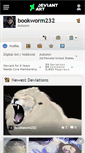 Mobile Screenshot of bookworm232.deviantart.com