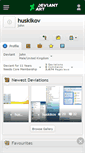 Mobile Screenshot of huskikov.deviantart.com
