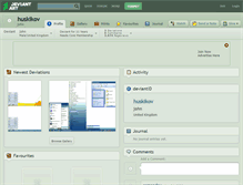 Tablet Screenshot of huskikov.deviantart.com