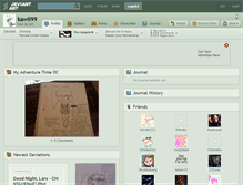 Tablet Screenshot of kawii99.deviantart.com