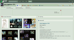 Desktop Screenshot of dark-magician-1991.deviantart.com