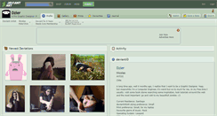 Desktop Screenshot of dzier.deviantart.com