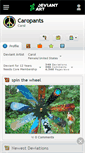 Mobile Screenshot of caropants.deviantart.com