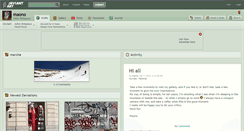 Desktop Screenshot of maono.deviantart.com