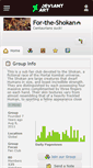 Mobile Screenshot of for-the-shokan.deviantart.com