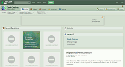 Desktop Screenshot of dark-desires.deviantart.com