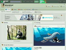 Tablet Screenshot of albundyland.deviantart.com