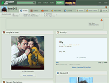 Tablet Screenshot of love242.deviantart.com