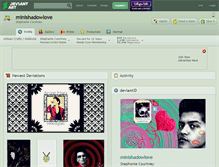 Tablet Screenshot of minishadowlove.deviantart.com