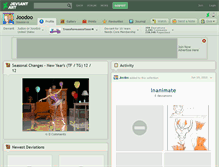 Tablet Screenshot of joodoo.deviantart.com