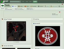 Tablet Screenshot of phaeda.deviantart.com