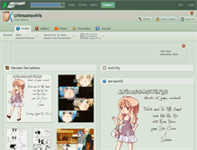 Tablet Screenshot of crimsonswirls.deviantart.com