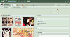 Desktop Screenshot of deborarah.deviantart.com